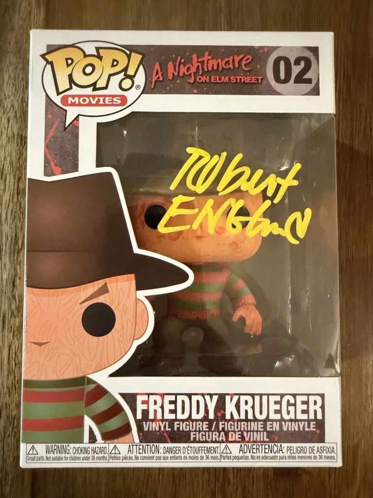 Robert Englund ‘A Nightmare On Elm Street’ Signed Funko Pop ‘Freddy’ Beckett