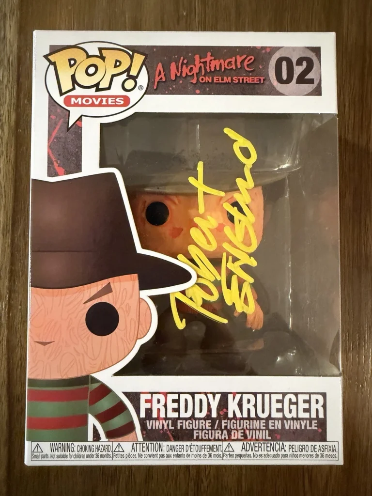 Robert Englund ‘A Nightmare On Elm Street’ Signed Funko Pop ‘Freddy’ Beckett