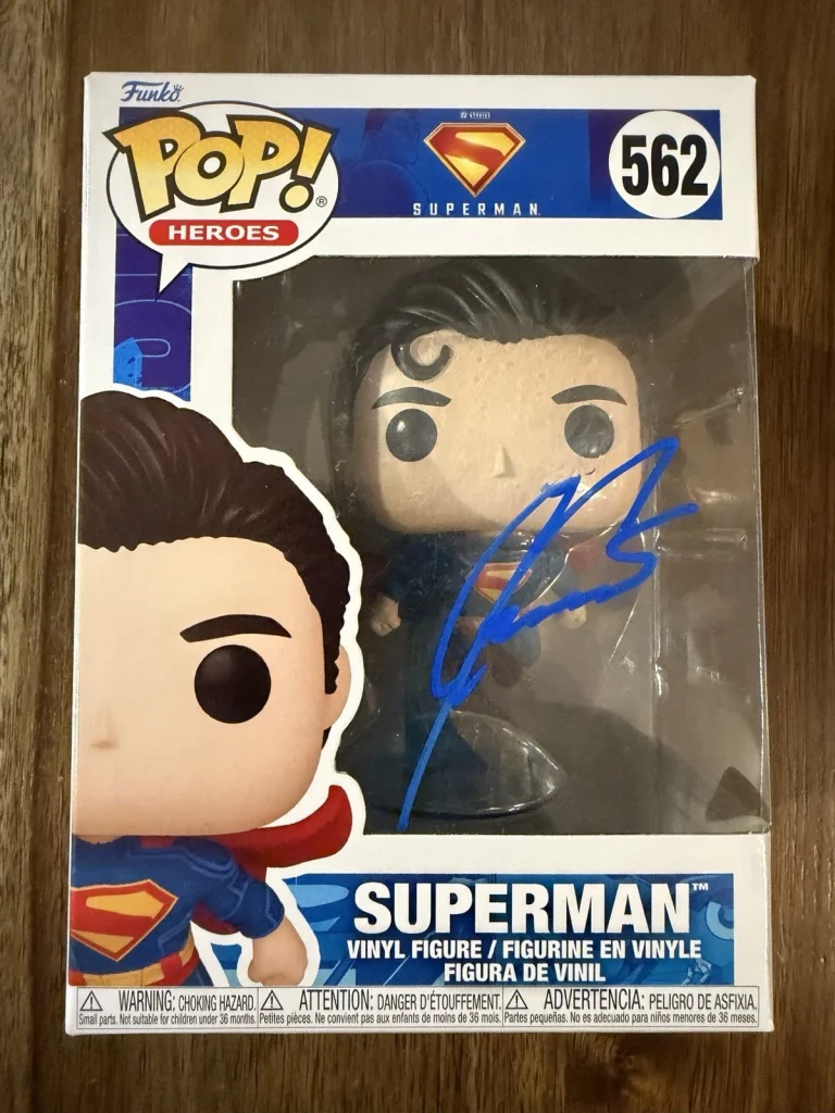 David Corenswet ‘Superman’ Signed Funko Pop DC Studios Beckett