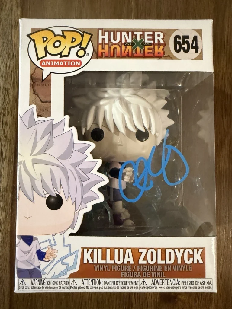 Cristina Vee ‘Hunter X Hunter’ Signed Funko Pop Killua Zoldyck Beckett Certified