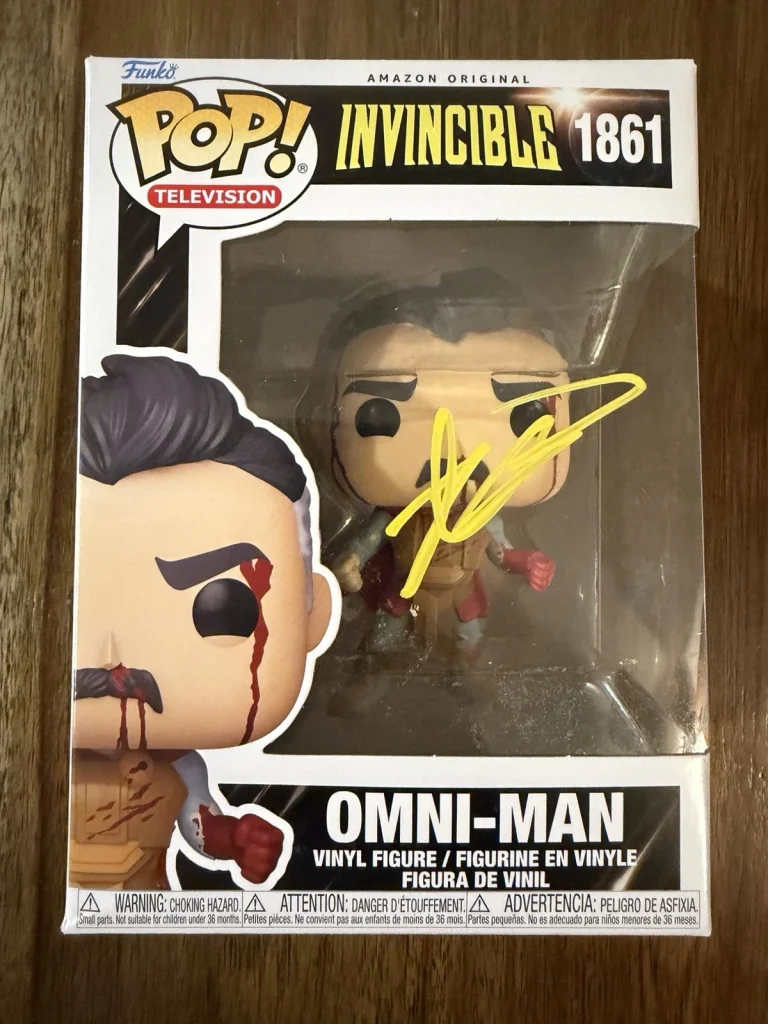 Robert Kirkman ‘Invincible’ Creator Signed Funko Pop ‘Omni-Man’ Beckett