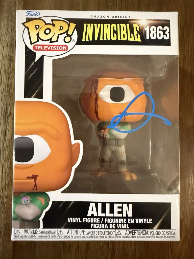 Seth Rogen ‘Invincible’ Signed Funko Pop ‘Allen’ Beckett