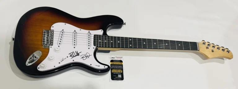 THE VERVE PIPE SIGNED SUNBURST ELECTRIC GUITAR BRIAN VANDER ARK BRAD JSA COA