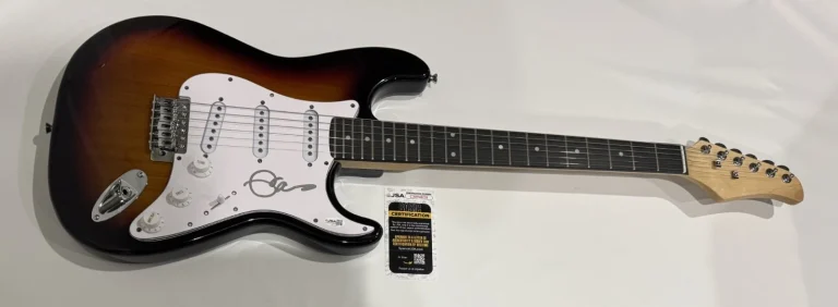 PATTY GRIFFIN SIGNED SUNBURST ELECTRIC GUITAR FOLK COUNTRY LEGEND JSA COA