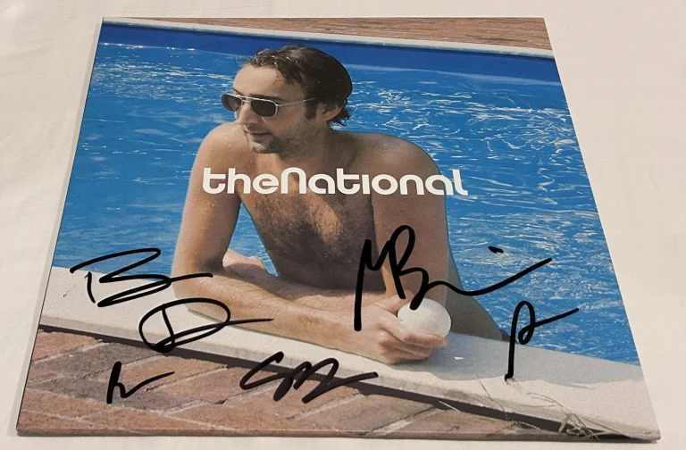 THE NATIONAL SIGNED THE VINYL RECORD JSA