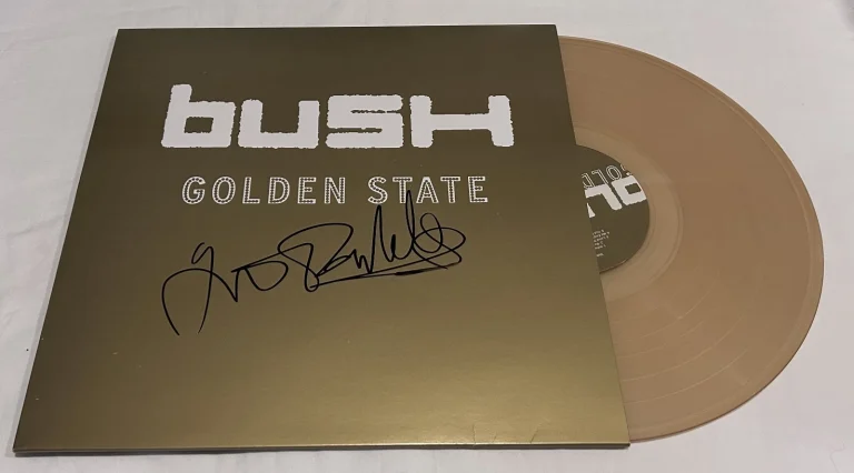 GAVIN ROSSDALE SIGNED BUSH GOLDEN STATE VINYL RECORD JSA