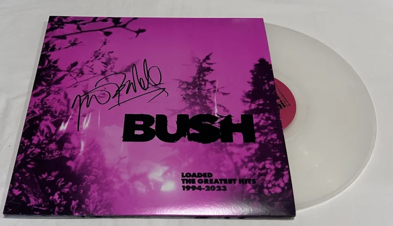 GAVIN ROSSDALE SIGNED BUSH LOADED THE GREATEST HITS VINYL RECORD JSA