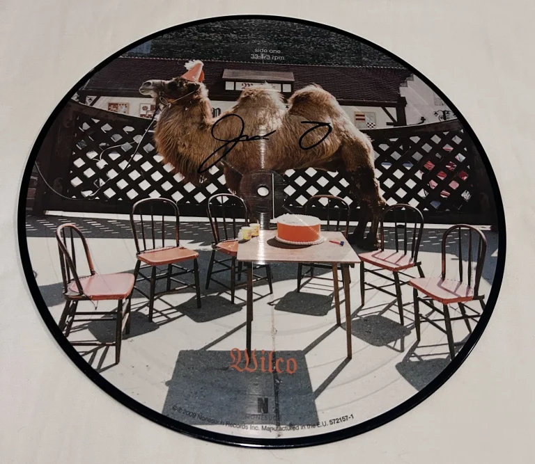 JEFF TWEEDY SIGNED WILCO (THE ALBUM) PICTURE DISC VINYL RECORD JSA
