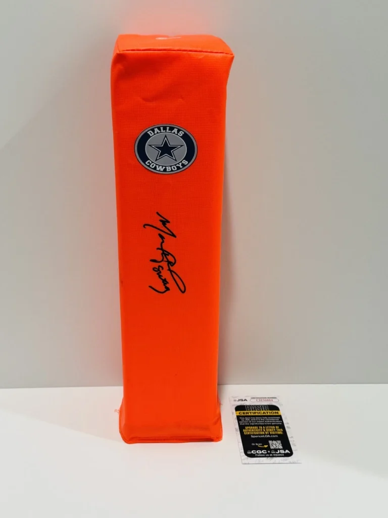 MARCUS SPEARS SIGNED TOUCHDOWN PYLON DALLAS COWBOYS SWAG FOOTBALL JSA COA