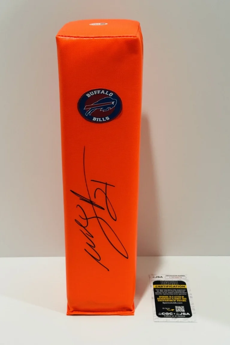 WILLIS MCGAHEE SIGNED TOUCHDOWN PYLON BUFFALO BILLS FOOTBALL JSA COA