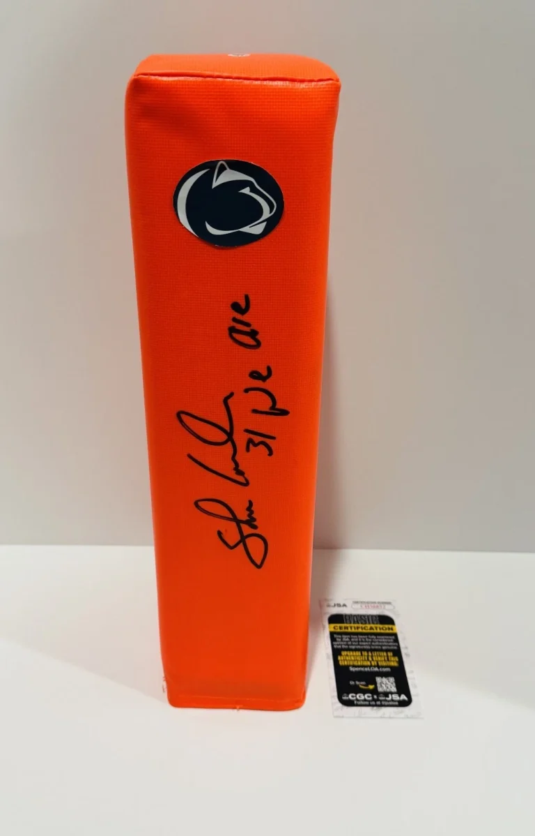 SHANE CONLAN SIGNED TOUCHDOWN PYLON PENN ST. NITTANY LIONS STATE JSA COA
