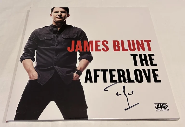 JAMES BLUNT SIGNED THE AFTERLOVE VINYL RECORD JSA