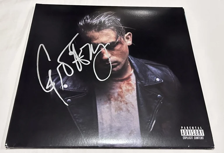 G-EAZY SIGNED THE BEAUTIFUL & DAMNED VINYL RECORD JSA