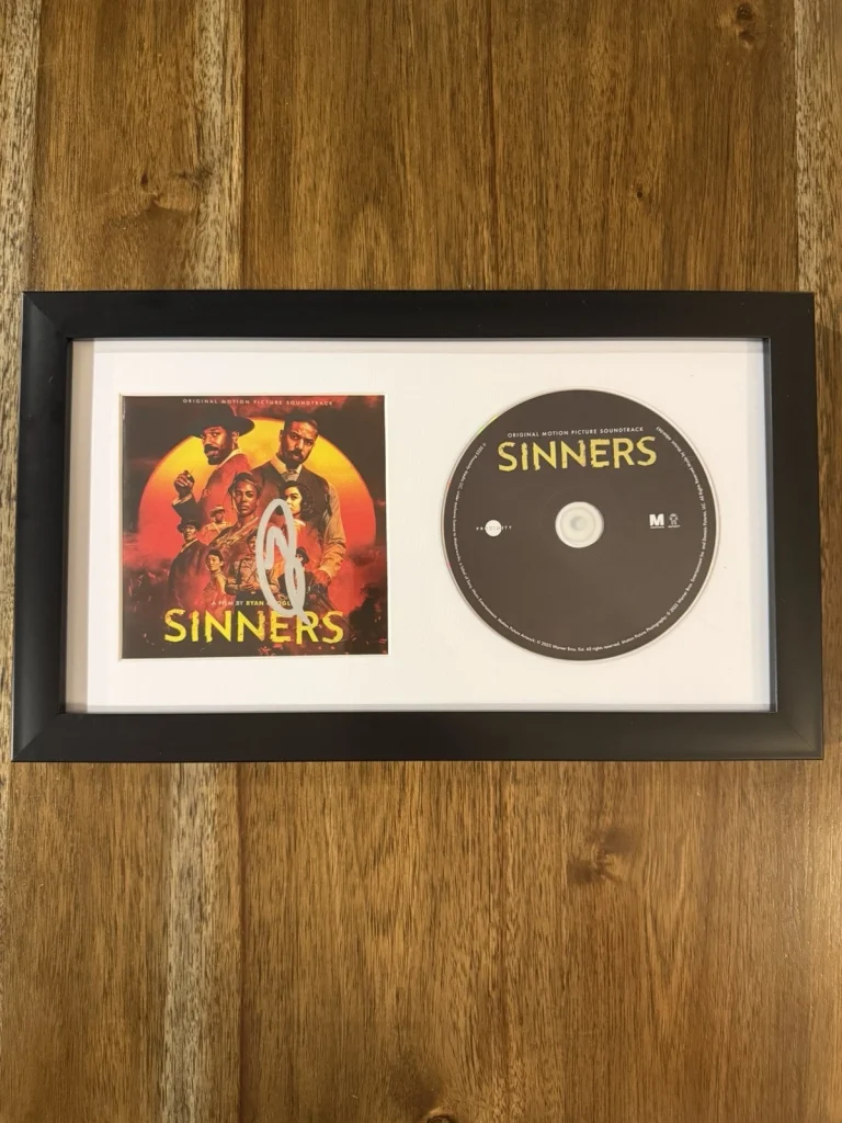 Miles Caton ‘Sinners’ Movie Soundtrack Signed Framed CD Beckett Autograph