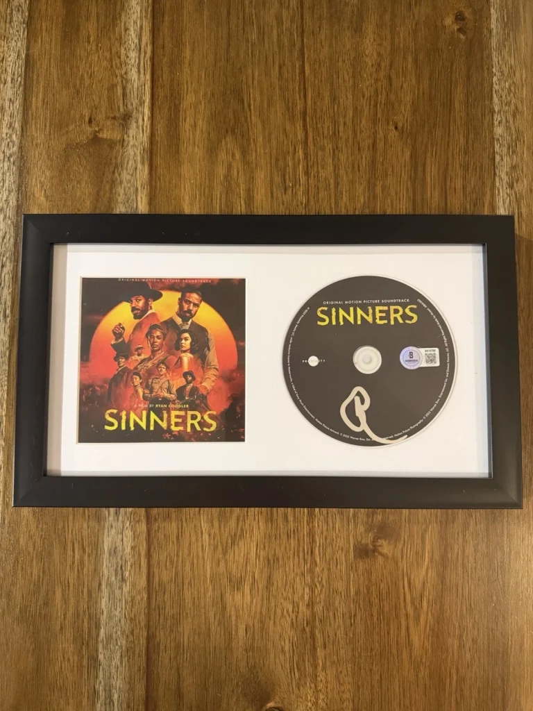 Miles Caton ‘Sinners’ Movie Soundtrack Signed Framed CD Beckett Autograph