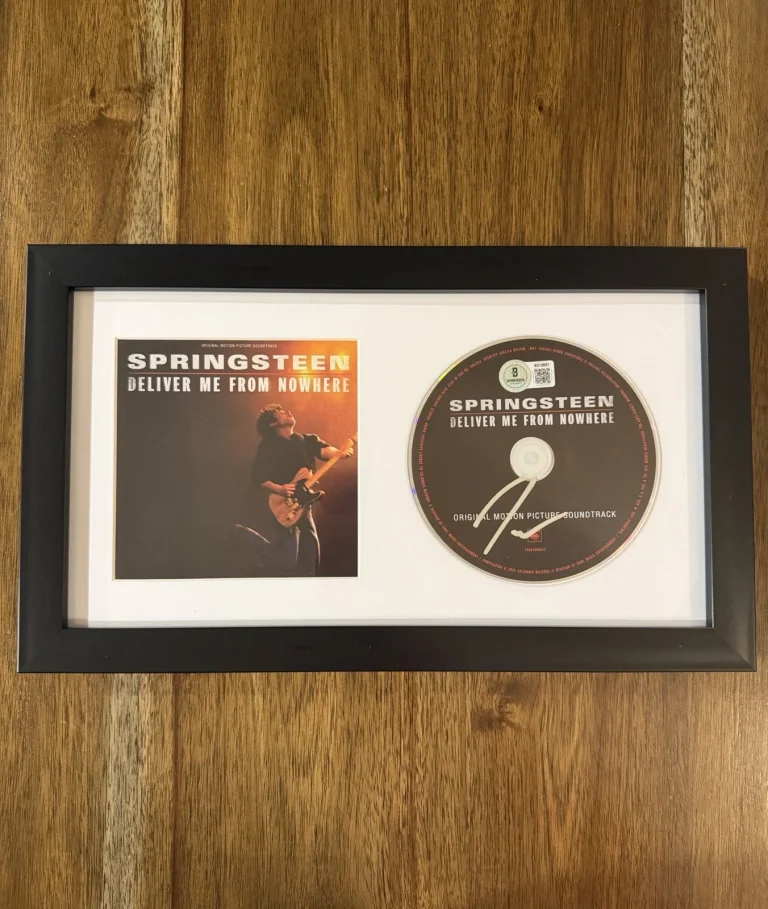 Jeremy Allen White ‘Springsteen’ Movie Soundtrack Signed Framed CD Beckett