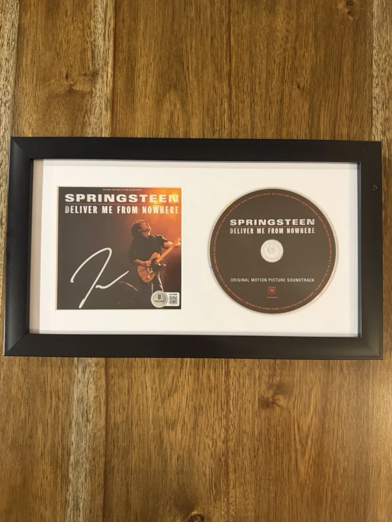 Jeremy Allen White ‘Springsteen’ Movie Soundtrack Signed Framed CD Beckett
