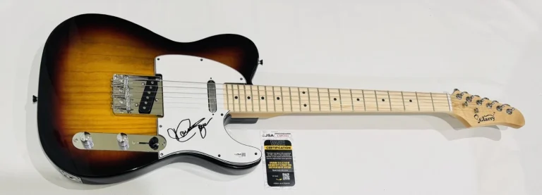 TOMMY JAMES SIGNED SUNBURST ELECTRIC GUITAR AUTOGRAPHED THE SHONDELLS JSA COA