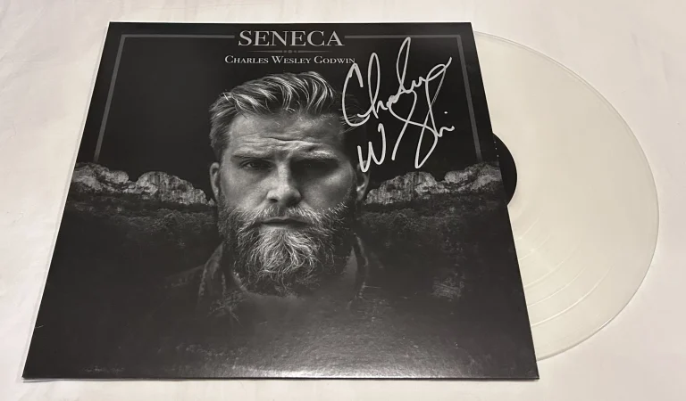 CHARLES WESLEY GODWIN SIGNED SENECA VINYL RECORD JSA