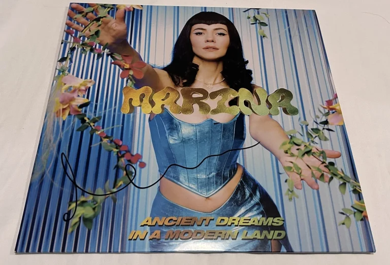 MARINA DIAMANDIS SIGNED ANCIENT DREAMS IN A MODERN LAND VINYL RECORD JSA