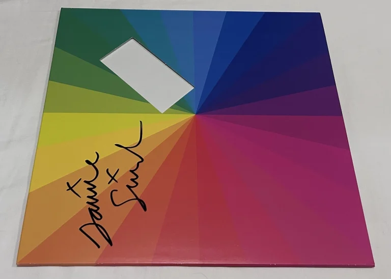 JAMIE XX SIGNED IN COLOUR VINYL RECORD JSA