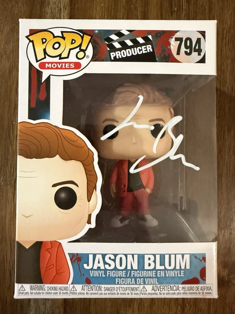 Jason Blum ‘Halloween’ Producer Signed Funko Pop Blumhouse Beckett