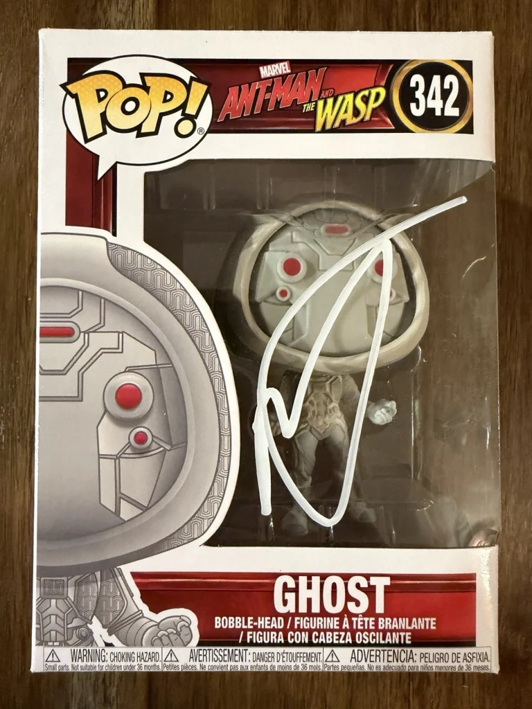 Hannah John-Kamen ‘Ant-Man’ Signed Funko Pop ‘Ghost’ Beckett Certified Marvel