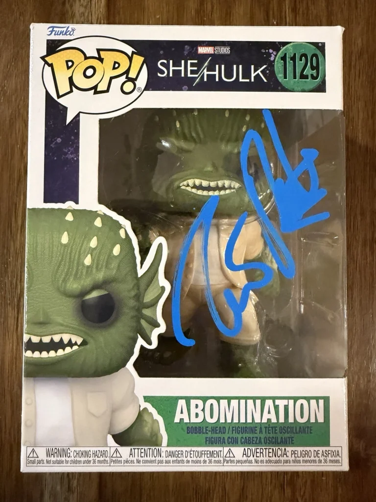 Tim Roth ‘She-Hulk’ Signed Funko Pop ‘Abomination’ #1129 Beckett Certified