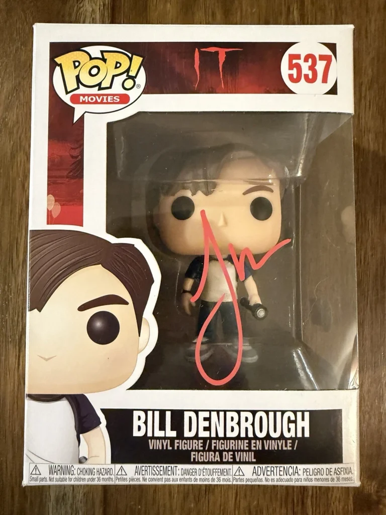 Jaeden Martell ‘It’ Signed Funko Pop ‘Bill’ Beckett Autograph