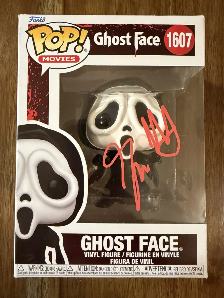 Isabel May ‘Scream 7’ Signed Funko Pop Ghost Face Beckett Autograph Tatum Evans
