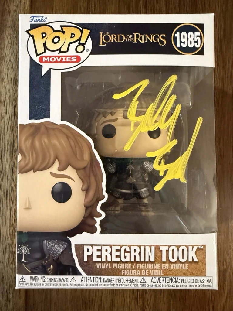 Billy Boyd ‘Lord Of The Rings’ Signed Funko Pop ‘Pippin Took’ Beckett Certified