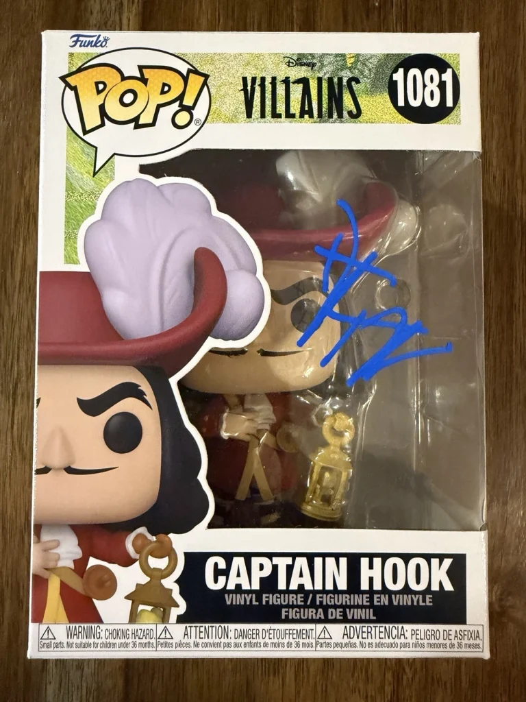 Dustin Hoffman ‘Hook’ Signed Funko Pop ‘Captain Hook’ Beckett Autograph