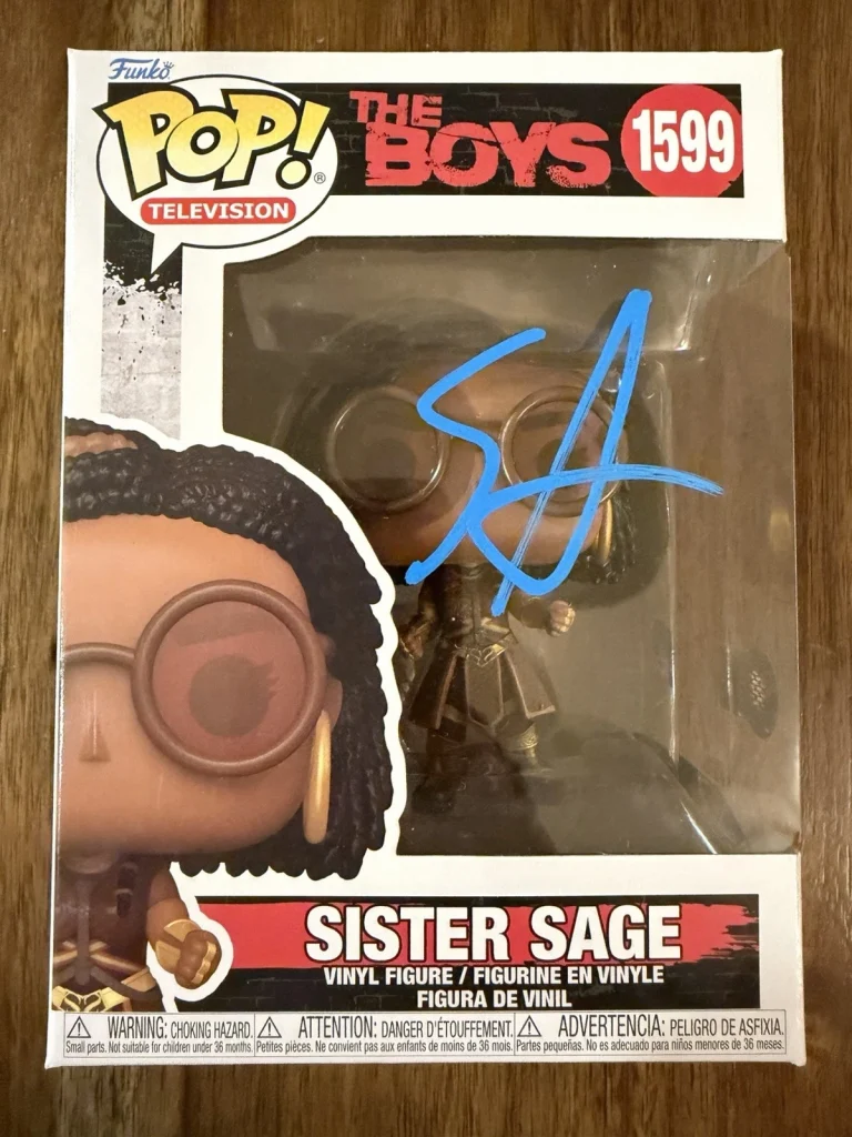 Susan Heyward ‘The Boys’ Signed Funko Pop ‘Sister Sage’ Beckett Autograph