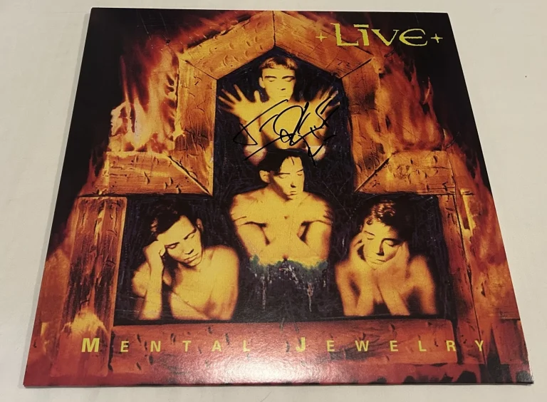 ED KOWALCZYK SIGNED LIVE MENTAL JEWELRY VINYL RECORD JSA