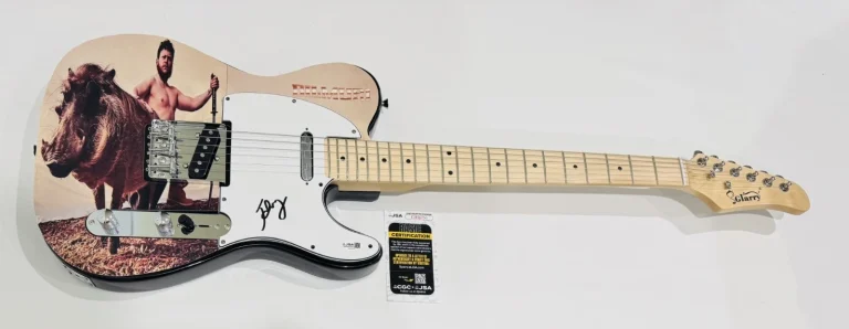 BILMURI SIGNED CUSTOM KINDA HARD ELECTRIC GUITAR JOHNNY FRANCK JSA COA