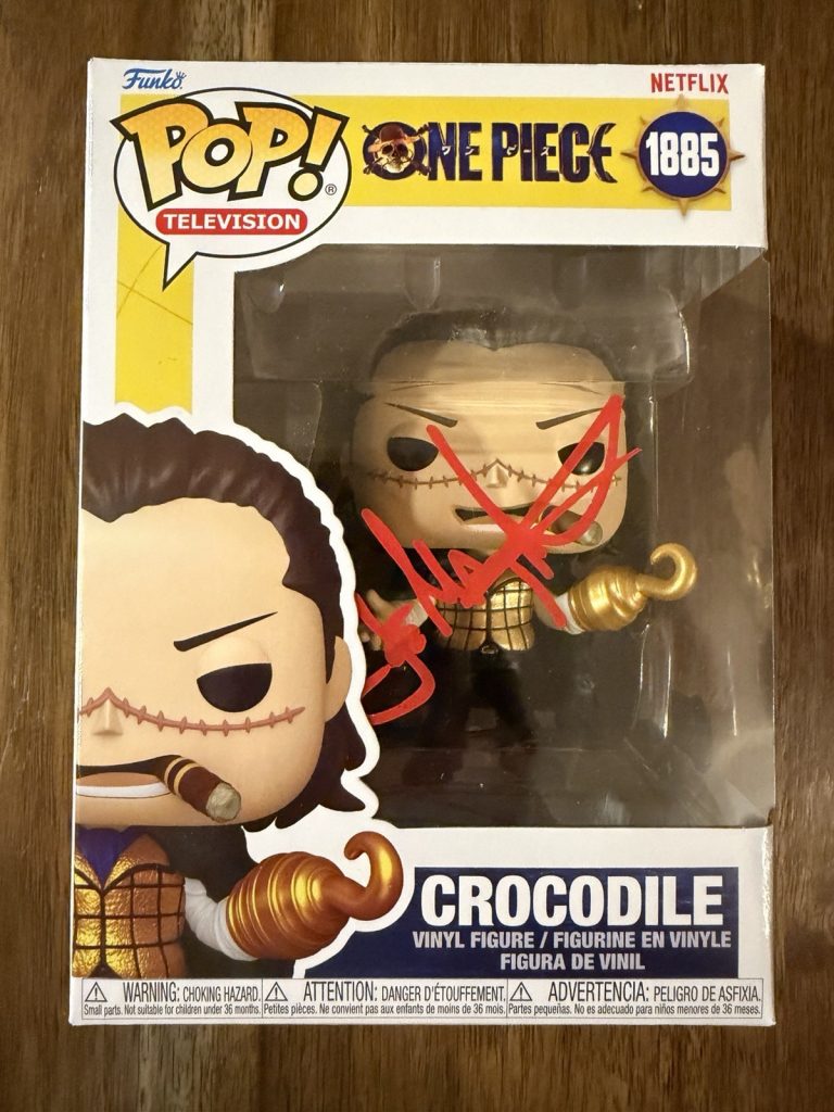 Joe Manganiello ‘One Piece’ Signed Funko Pop ‘Crocodile’ Beckett Mr. 0