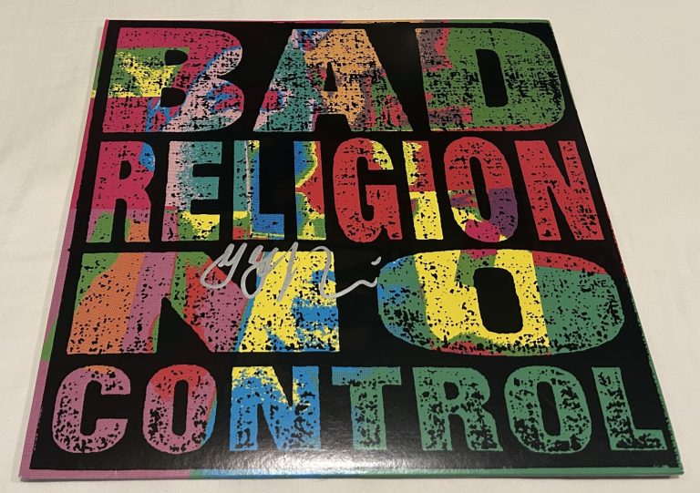 GREG GRAFFIN SIGNED BAD RELIGION NO CONTROL VINYL RECORD JSA