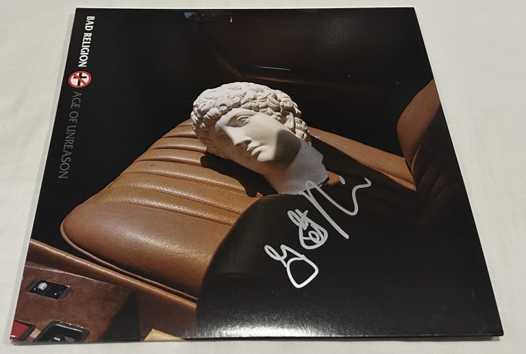 GREG GRAFFIN SIGNED BAD RELIGION AGE OF UNREASON VINYL RECORD JSA