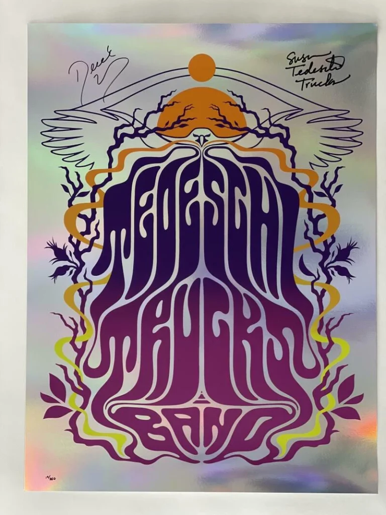 SUSAN TEDESCHI DEREK TRUCKS BAND SIGNED AUTOGRAPH 18X24 CONCERT TOUR POSTER