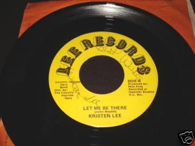 Kristen Lee Signed Autographed  Record  Photo Sleeve