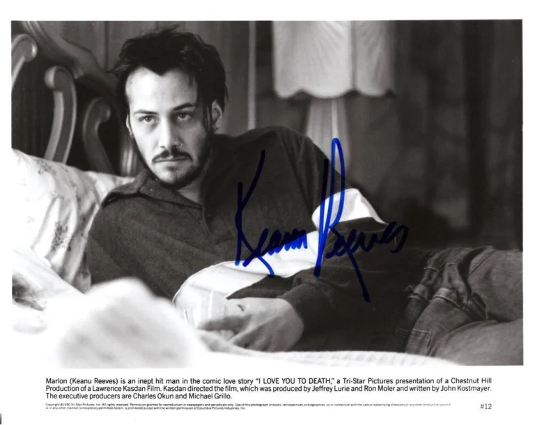 Keanu Reeves Signed Autograph 8x10 Photo Matrix Star Full Vintage Signature JSA