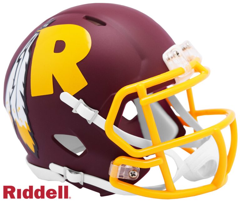 Washington Redskins AMP Speed Mini Helmet Riddell New In Box 10105