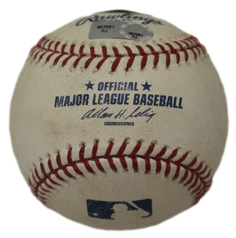 Chicago Cubs Game Used OML Baseball May 2011 Matt Garza Win 33816
