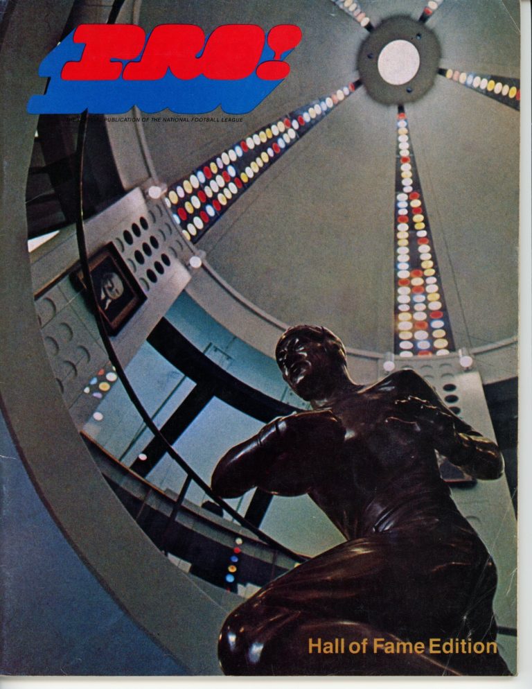 1970 Pro Football Hall Of Fame Edition Program Magazine 37409