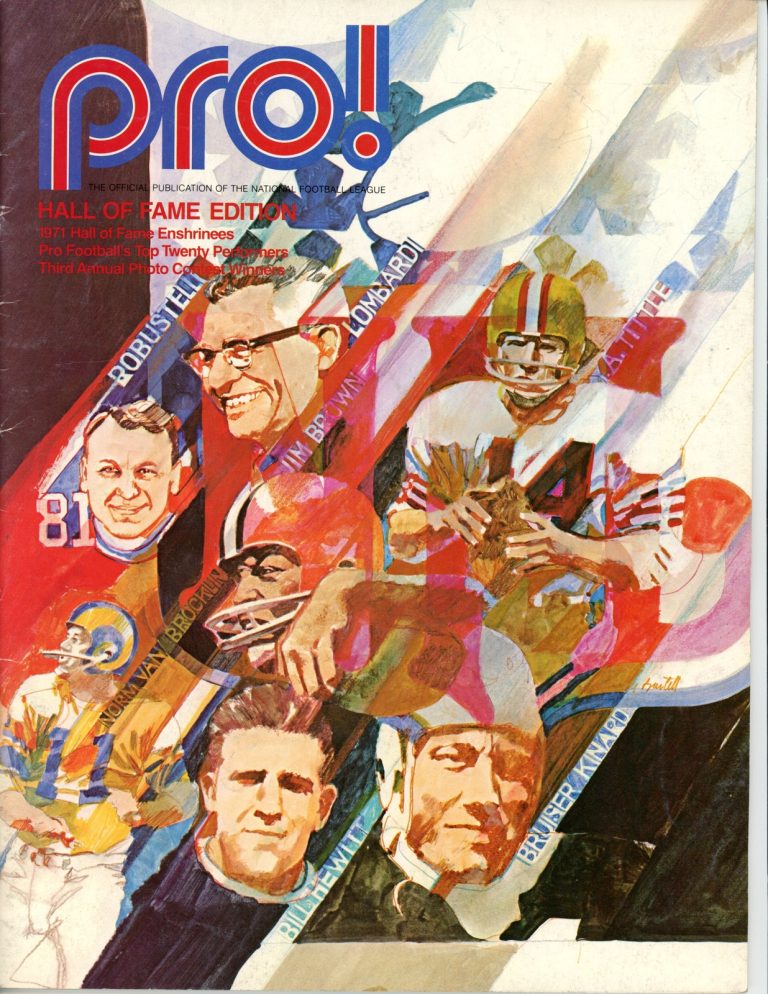 1971 Pro! Magazine Hall Of Fame Edition 37426
