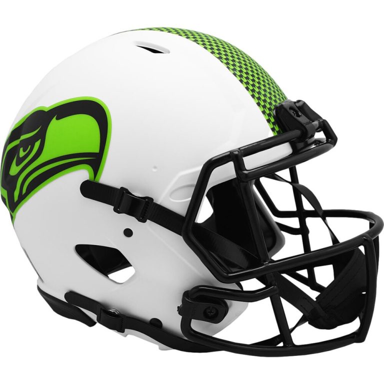 Seattle Seahawks Full Size Authentic Lunar Speed Helmet New In Box 28784