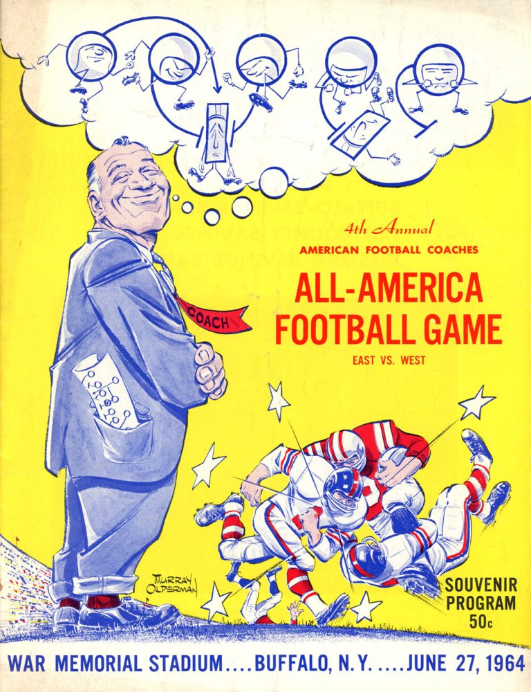 4th Annual All America Game June 1964 Program 38389