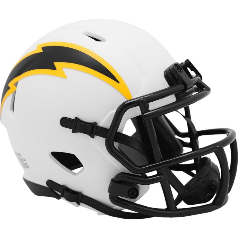 Los Angeles Chargers Lunar Speed Mini Helmet Riddell New In Box 28709
