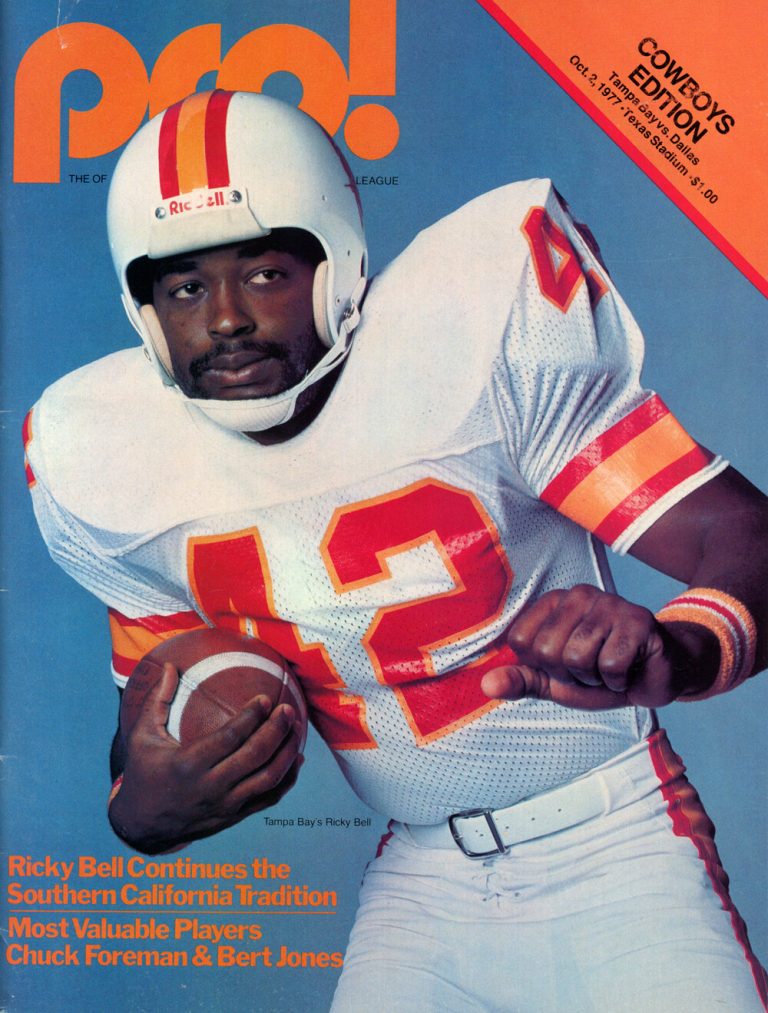 Pro! Magazine 10/2/1977 Buccaneers Ricky Bell Cover Cowboys Edition 38329