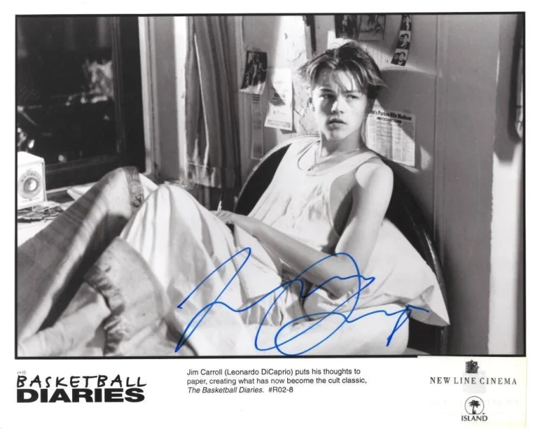 Leonardo DiCaprio Signed Autograph 8x10 Photo - Basketball Diaries w/ JSA COA